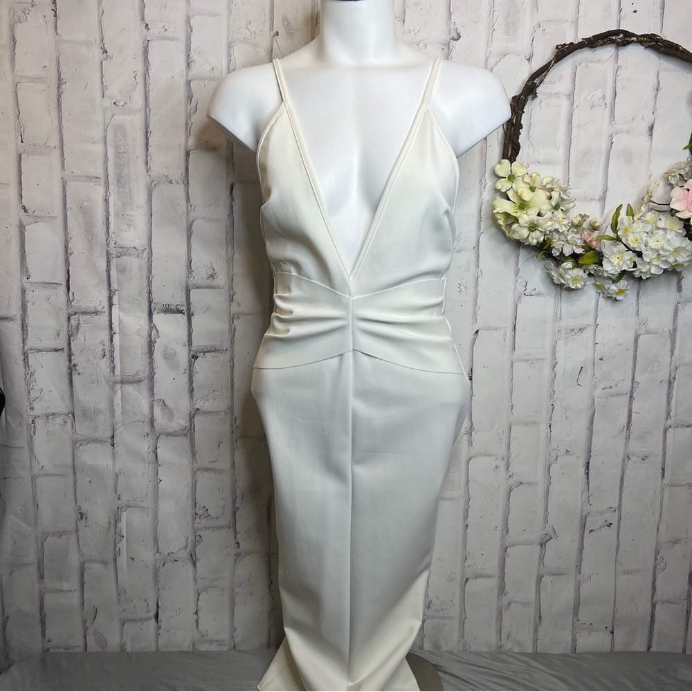 Bec & Bridge Bon Marche Cut Out Dress Ivory